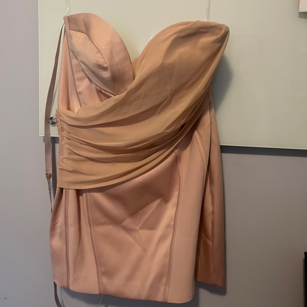 House of CB Gisou Pink/Blush Wedding Guest Dress Size L+ (10-12)